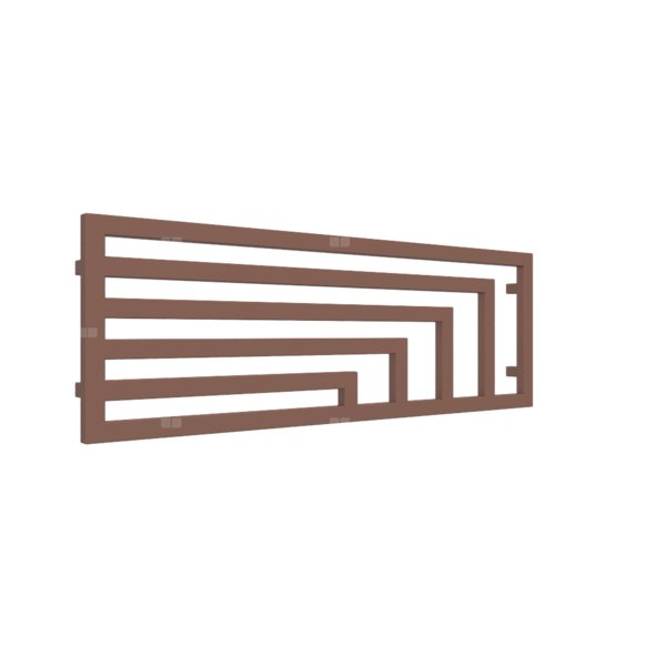 Grzejnik TERMA ANGUS H 440/1300 \ Copper, podł. YL