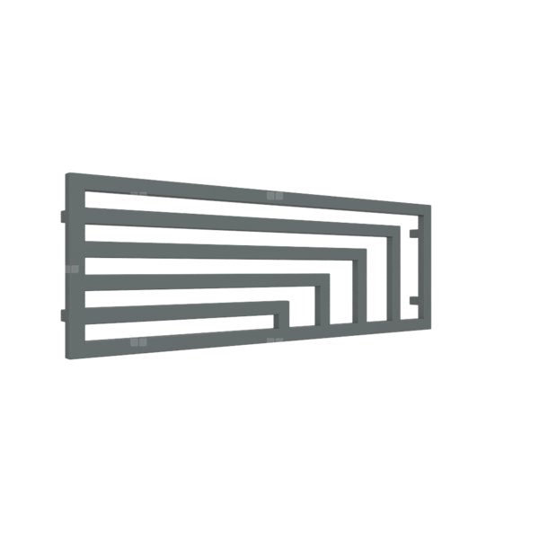 Grzejnik TERMA ANGUS H 440/1300 \ Graphite, podł. Y7