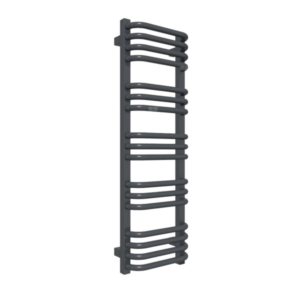 Grzejnik el. TERMA ALEX ONE 760/300 \ Metallic Black, podł. E1, kabel prosty bez wtyczki [czarny]