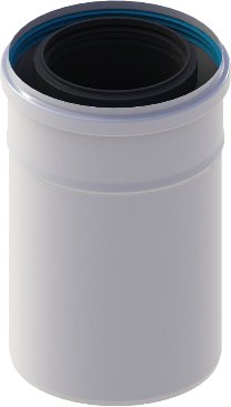 Rura dł. 250mm fi80/125mm biała