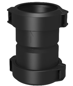 Złączka PP-FLEX/PP-FLEX  fi80mm