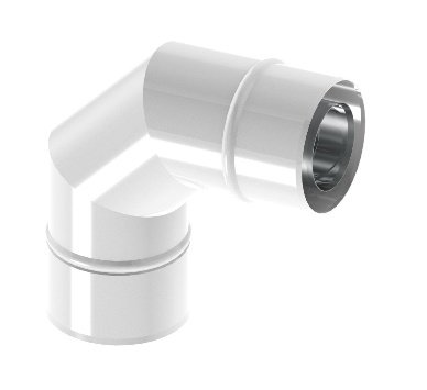 Kolano sztywne 87 st. fi80/125mm z uszczelką
