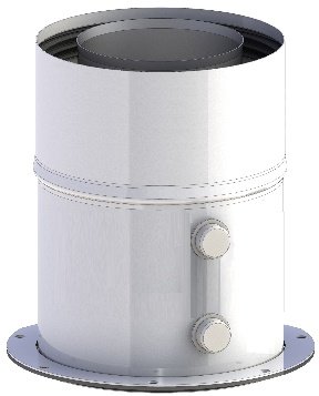 Złączka kotła Termet EcoCondens Crystal PLUS-50 (z króćcami pomiarowymi) 60/100