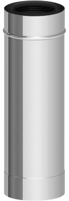 Rura dł. 500mm DN80/125 wysoki połysk
