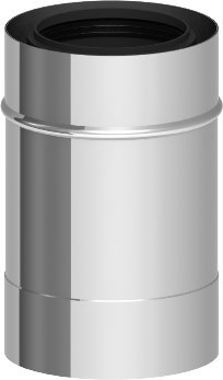 Rura dł. 250mm DN80/125 wysoki połysk