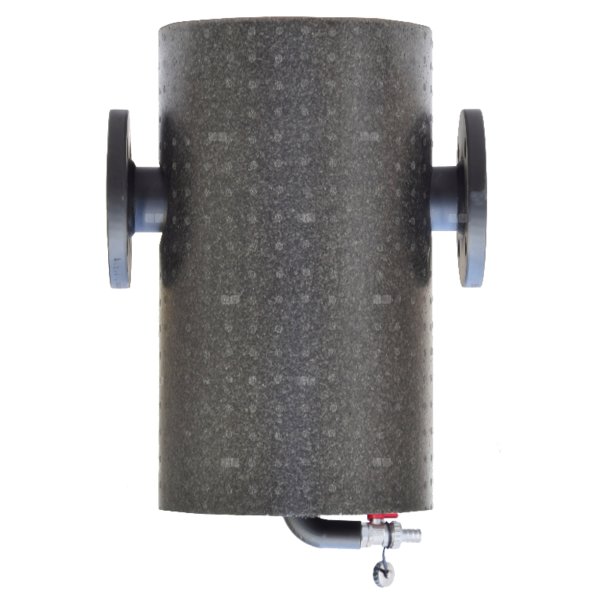 Filtroodmulnik koszowy FMK+ 150 – DN65 z wyposażeniem dodatkowym, z izolacją, malowany