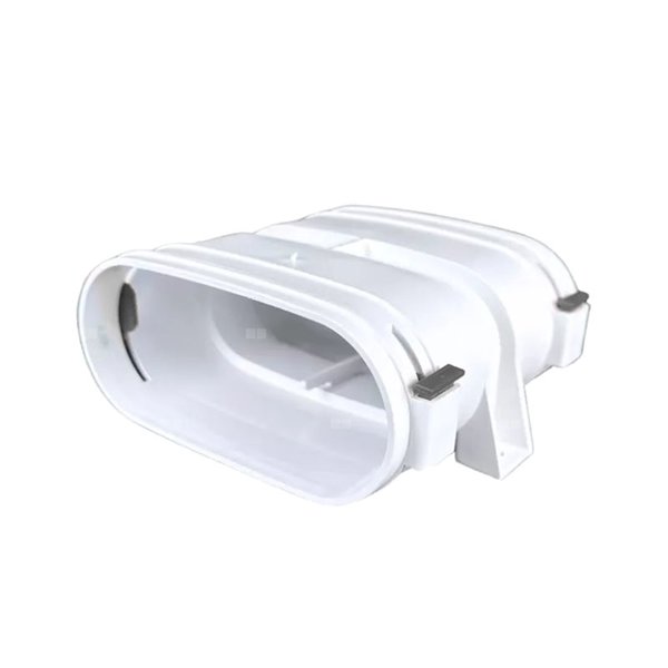 Łącznik kanałów o przekroju owalnym systemu płaskiego TopFlex 52mm x 117mm
