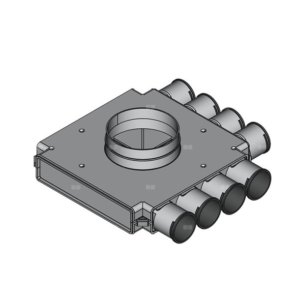 Rozdzielacz końcowy TopFlex DN160/DN63 x 8P / 1-modułowy