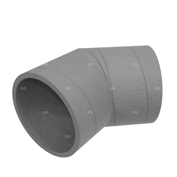 Kolano TopFlex EPE 45st., DN160, grubość ścianki 25mm