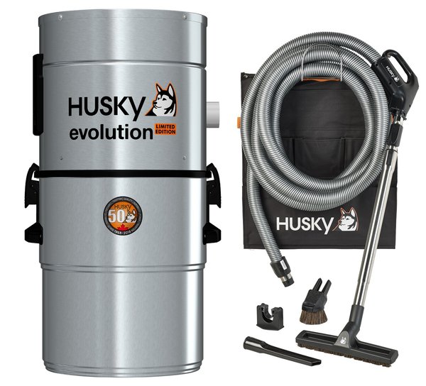 Jednostka HUSKY EVOLUTION z zestawem do sprzątania z wężem SUPERIOR z włącznikiem on/off o dł. 9,1m