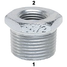 Złącze UNIPAK GEBO Fitting redukcja, żeliwo (ocynk), 3/4'' x 1/2'' (GZ x GW)