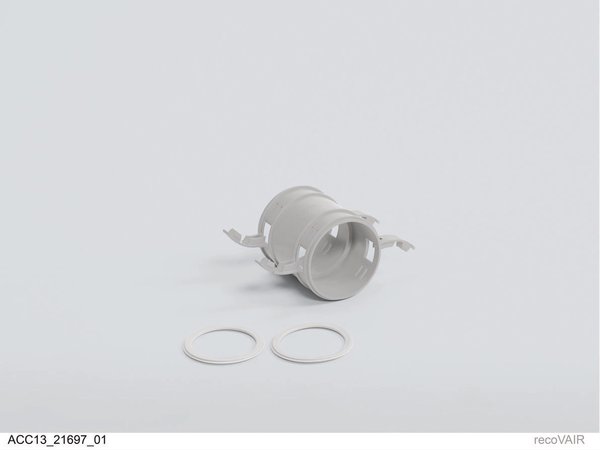 Złączka kielichowa do giętkiego przewodu powietrznego fi75/62 mm z uszczelkami