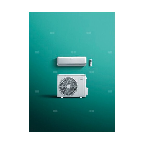 VAIP1-025WN climaVAIR plus, Zestaw mono typu ściennego 2,5 kW, wydajność chłodnicza 2,7 kW, wydajność grzewcza 2,7 kW Klasa energetyczna chłodzenie/grzanie, A+++/A++
