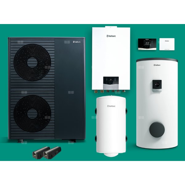 Pompa ciepła powietrze/woda typu monoblok aroTHERM plus VWL125/8.1+MS+VRC720 MI+VIHRW300+VPRW100