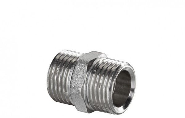 Nypel VALVEX V-Pex, mosiądz (niklowany), 1/2'' (GZ), 29 mm