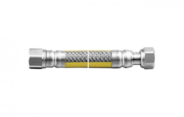 Wąż do gazu VALVEX V-Gas ze złączem gwintowanym 1/2'' Gwint wewnętrzny x Gwint wewnętrzny 500 mm, oplot: PCV