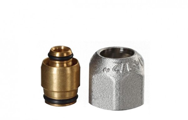 Złącze VALVEX V-Pex, mosiądz (niklowany), 3/4'' x 16-20 mm (GW x zz), 28 mm
