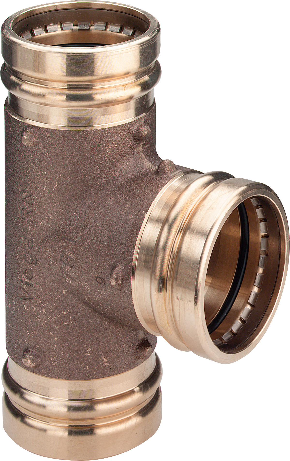 Trójnik VIEGA 2218LF brąz 108 mm x 88.9 mm x 108 mm (mz x mz x mz)