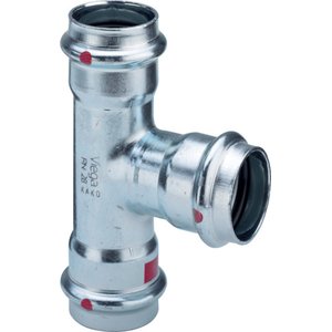 Prestabo-trójnik z SC-Contur stal niestopowa, ocynkowana, nr wzoru 1118 d1: 42 d2: 15 d3: 42