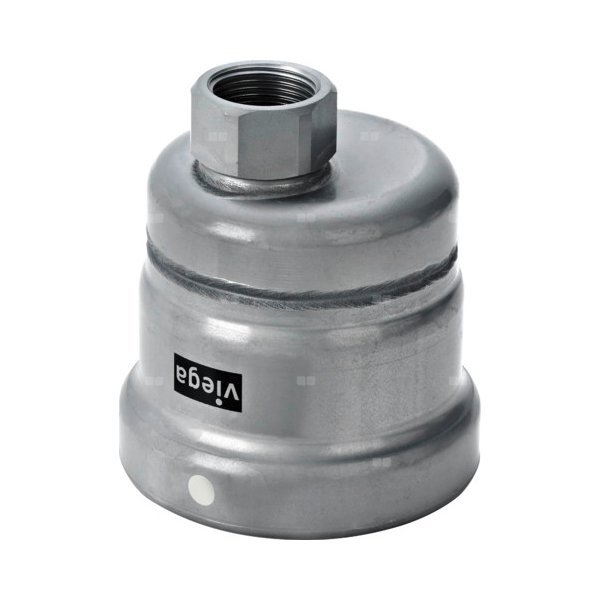 Zaślepka stal VIEGA 4256XL (powlekanie) 3/4'' fi 100 mm mz, z odpowietrznikiem