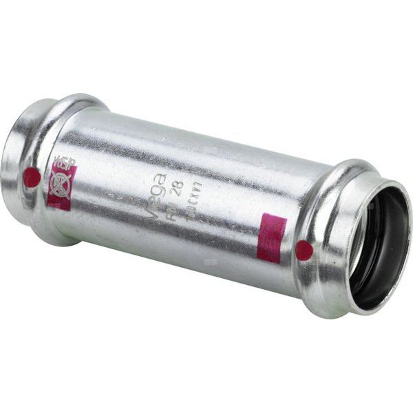 Mufa Prestabo VIEGA 11155 jednoczęściowy, stal (ocynk galwaniczny/elektrolityczny) / stal (ocynk galwaniczny/elektrolityczny), 88.9 mm x 18 mm (mz x mz), 81 mm