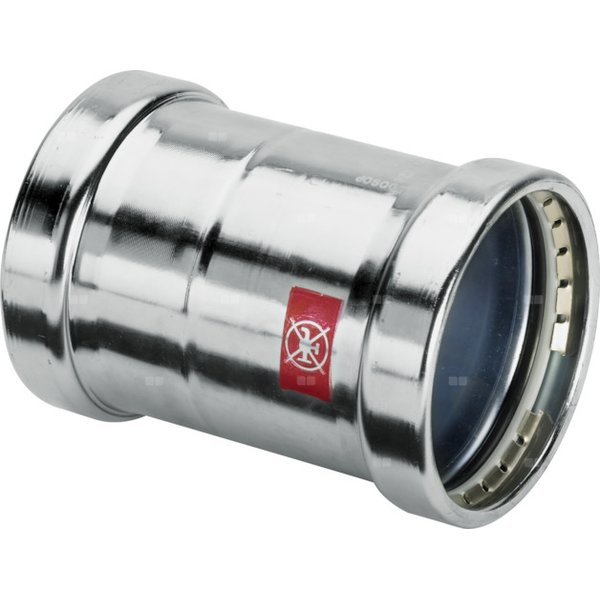 Złącze Prestabo VIEGA 11155LF jednoczęściowy, stal (ocynk galwaniczny/elektrolityczny) / stal (ocynk), 108 mm (mz x mz), 145 mm z uszczelką