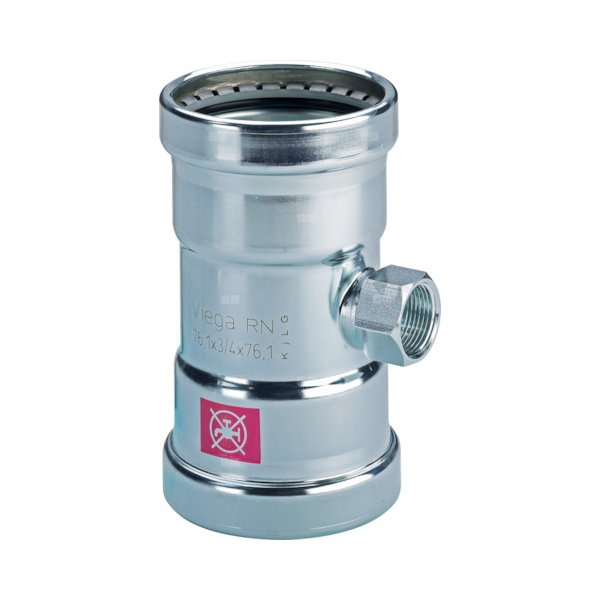 Trójnik VIEGA 11172XL stal (ocynk galwaniczny/elektrolityczny) 108 mm x 3/4'' x 108 mm x 108 mm x 3/4'' (mz x mz x gw metryczny)