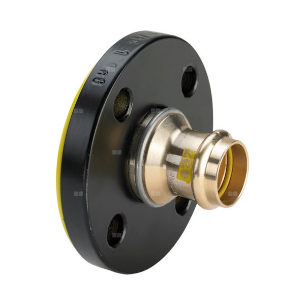 Przejście kołnierzowe z SC-Contur Profipress VIEGA 26595 jednoczęściowy, brąz / brąz, 28 mm, DN 25 (kołnierz x mz), 65 mm