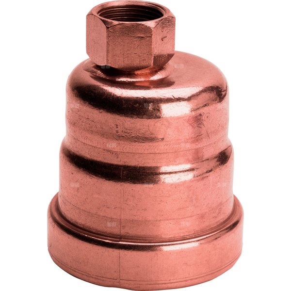 Zaślepka miedź VIEGA 2456XL 3/4'' fi 76.1 mm mz, z odpowietrznikiem