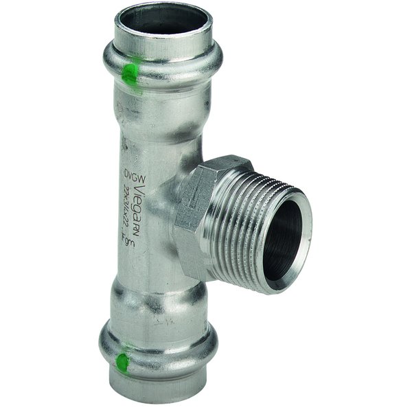 Trójnik VIEGA 23171 stal nierdzewna 18 mm x 3,4'' x 18 mm (mz x gz x mz)