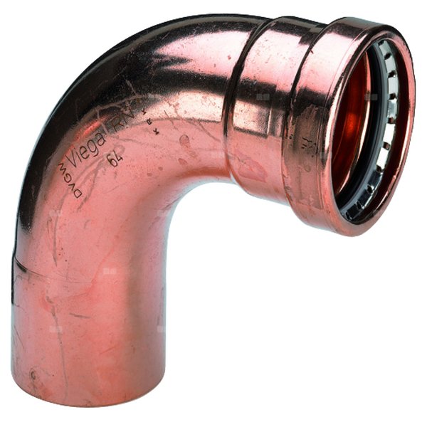 Profipress XL-łuk 90 st. z SC-Contur miedź, nr wzoru 2416.1XL d: 108,0