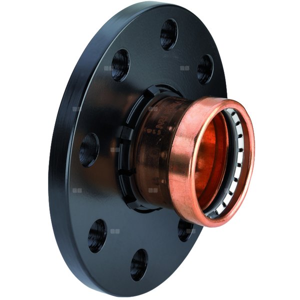 Profipress XL-przejście kołnierzowe z SC-Contur miedź, nr wzoru 2459.5XL DN: 80 d: 88,9 liczba otworów: 8 fi otworu: 160