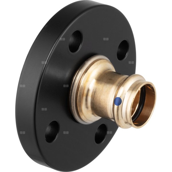 Przejście kołnierzowe VIEGA 22595LF, brąz / brąz, 54 mm x DN 50 (mz x kołnierz)