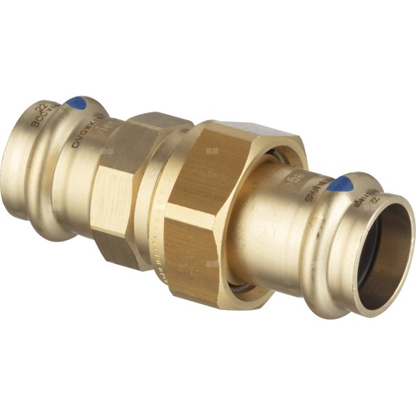 Złącze VIEGA 2260LF trzyczęściowy, brąz / brąz, 42 mm (zw x zw)