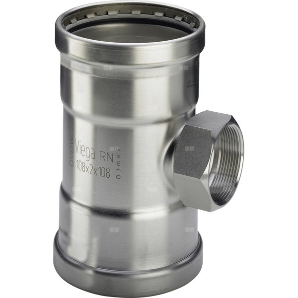 Trójnik VIEGA 23172LF stal nierdzewna 64 mm x 3/4'' x 64 mm (mz x gw x mz)