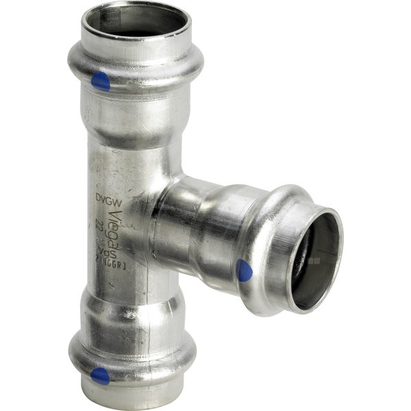 Trójnik VIEGA 2318LF stal nierdzewna 28 mm x 22 mm x 22 mm (mz x mz x mz)