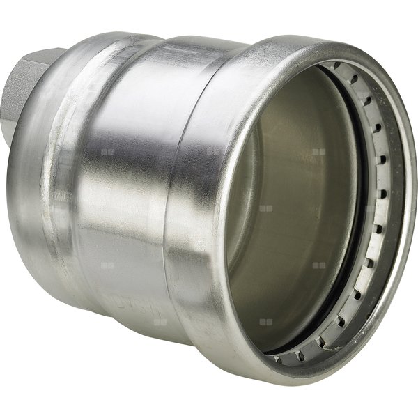 Zaślepka stal szlachetna VIEGA 2356LF 3/4'' fi 76.1 mm mz, z odpowietrznikiem