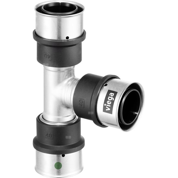 Trójnik VIEGA 6718 stal nierdzewna 32 mm x 20 mm x 32 mm (mz x mz x mz)