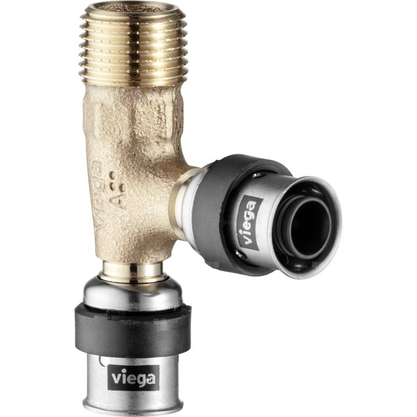 Trójnik VIEGA 67264 brąz 1/2'' x 16 mm x 16 mm (gz x mz x mz)