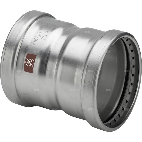 Mufa VIEGA 1715XL, stal nierdzewna / stal nierdzewna, 76,1 mm (zw x zz)