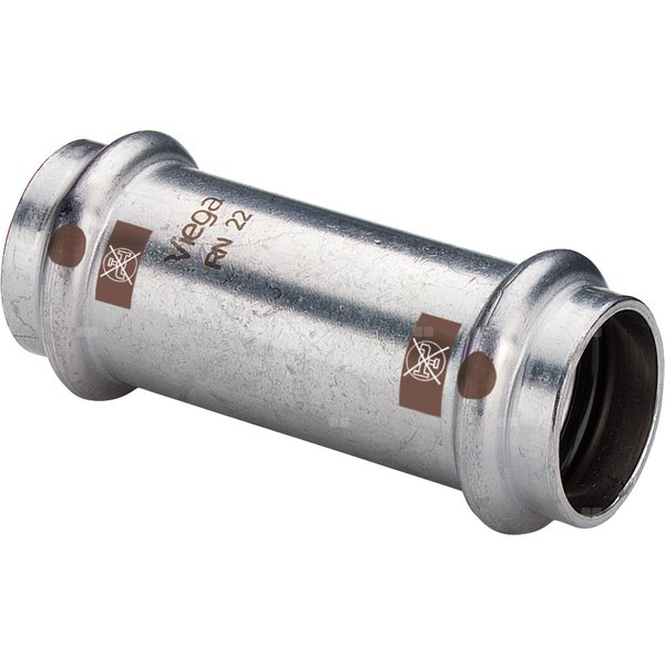 Mufa przesuwna VIEGA 17155, stal nierdzewna / stal nierdzewna, 22 mm (zw x zz)