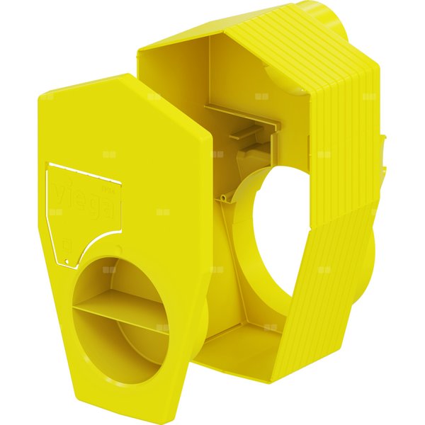 Puszka przyłączeniowa, 3L, tworzywo sztuczne żółty = RAL 1004