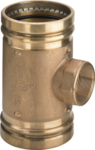 Trójnik VIEGA 22172XL brąz (stan surowy) 108 mm x 3/4'' x 108 mm (mz x GW x mz)