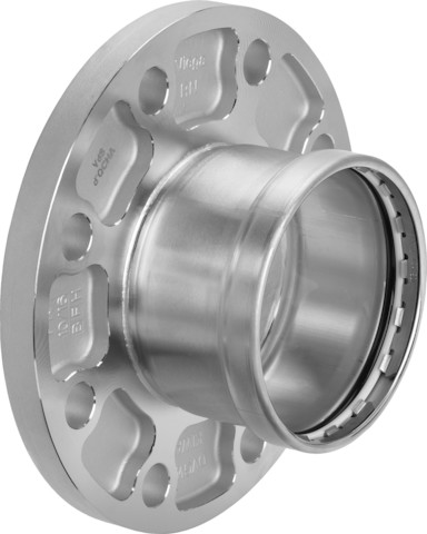 Przejście kołnierzowe z SC-Contur Sanpress VIEGA 2359XL Jednoczęściowy, stal nierdzewna / stal nierdzewna, DN 100 x 108 mm (kołnierz x mz), 92 mm z uszczelką