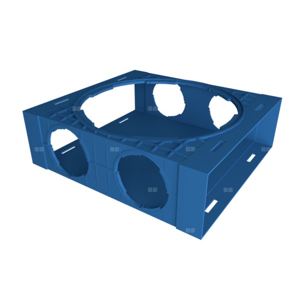 Moduł bazowy skrzynki rozprężnej lub rozdzielacza