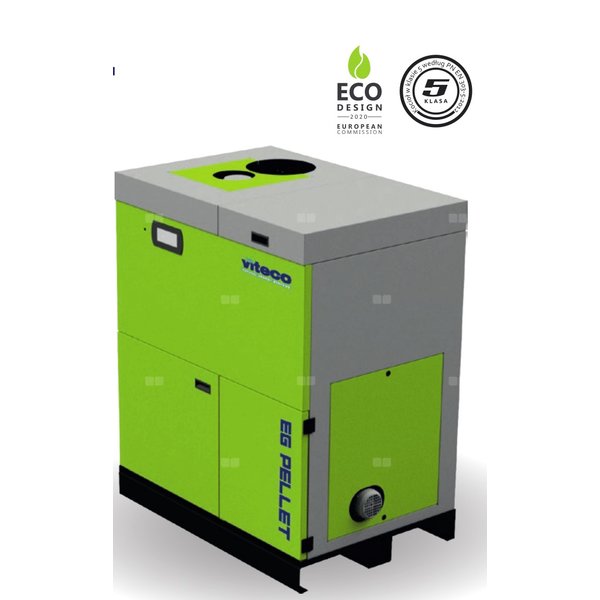 Kocioł na pellet VITECO HEAT EG PELLET 25 kW z zasobnikiem o pojemności 170 l