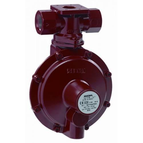 Reduktor II-stopnia z PRV 20-60 kg/h 0,5-2,5bar/37 mbar, przyłącze GW1"xGW1" 51-643-89
