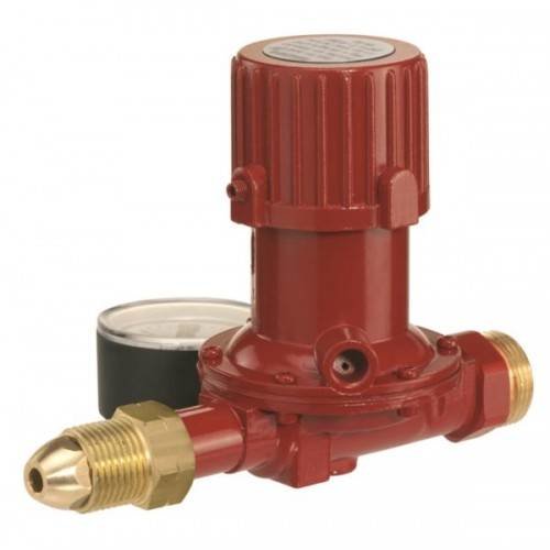 Reduktor I-stopnia z manometrem 24 kg/h 1-4 bar, przyłącze POLxGW 1/2" 01-530-36