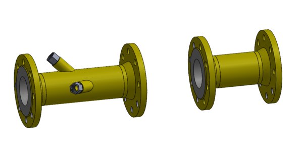 Zestaw montażowy gazomierza rotorowego DN 50 ZN-G-4010