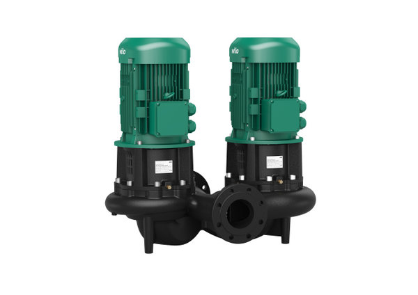Pompa obiegowa WILO CronoTwin-DL 200/270-30/4-S1 typu in-line z silnikiem znormalizowanym 50 Hz, moc silnika 30kW 54.3 A 1450 obr/min, wlot Kołnierz DN 200